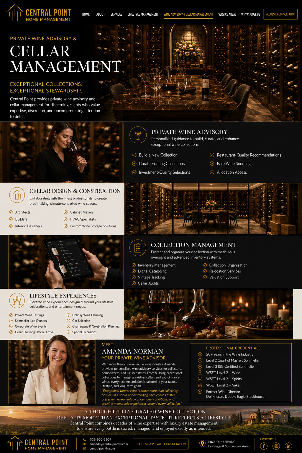 Central Point Wine Advisory and Cellar Management